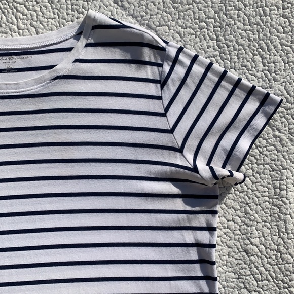 Eddie Bauer Striped Short Sleeve Shirt - Picture 4 of 7